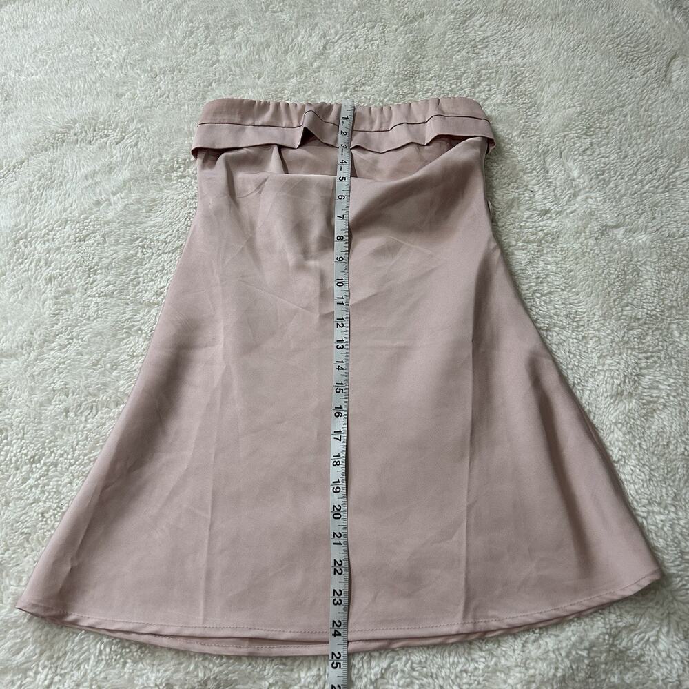 Princess Polly Phillipa Pink Strapless Mini Dress Preppy College City Glam Sz 2 - Picture 4 of 6